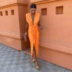 Selena | Vestido Drapé Ardiente