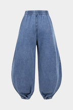 Alma™ | JEANS DE MUJER DE PIERNA ANCHA CON PLISADOS