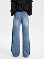 Valeria™ | JEANS DE PIERNAS ANCHAS Y TIRO ALTO