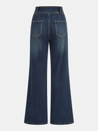 Paula™ | JEANS DE TIRO ALTO DE PIERNA ANCHA