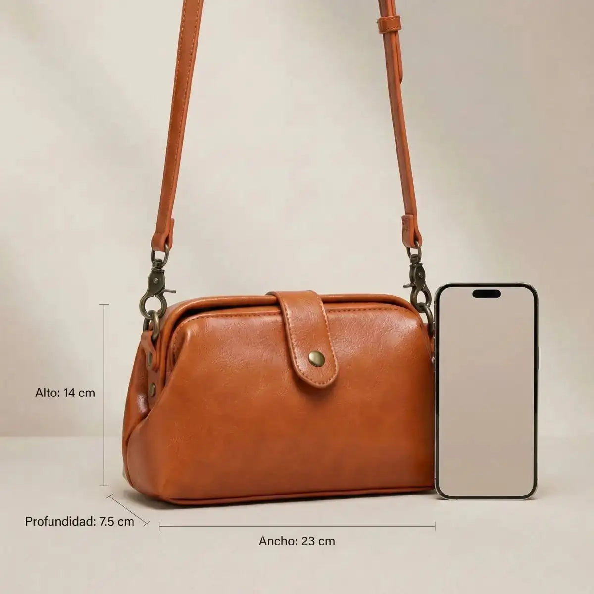 Bolso Sira Vintage - Naranja Teja